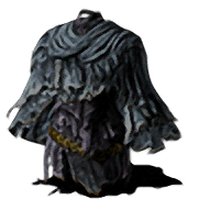 Gold-Hemmed Black Cloak