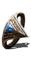 Clear Bluestone Ring+2