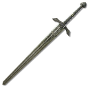 Espada Grande de Cavaleiro Banido +25 (Sagrada)