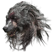 Máscara de Lobo Preto
