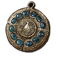 Medalhão de Âmbar Cerúleo +2
