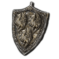 Talismã de Escudo com Brasão de Dragão +2