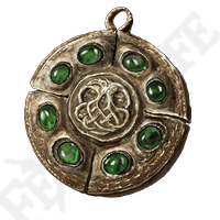 Medalhão de Âmbar Viridiano +1